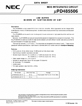 DataSheet µPD485506 pdf